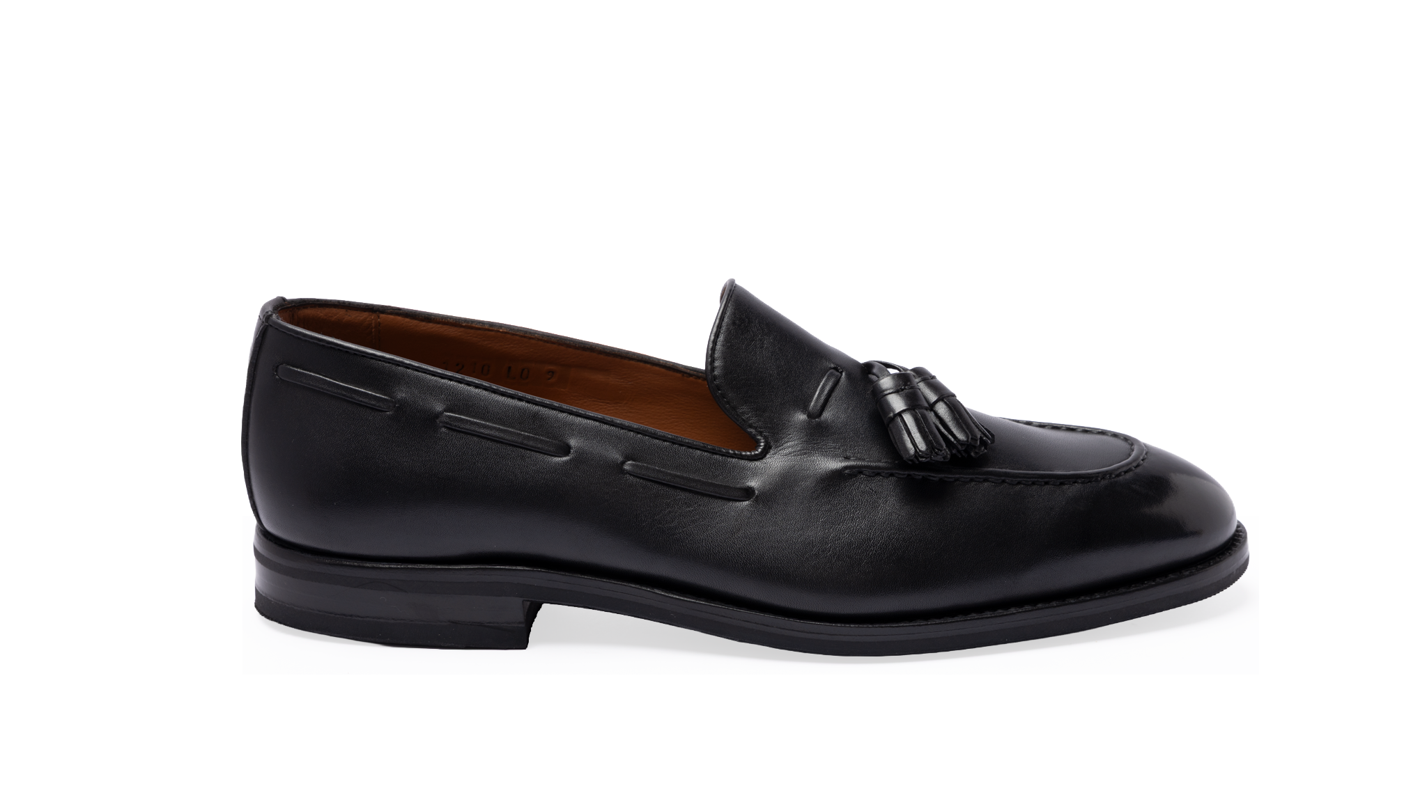 1210- Black Tassel Loafers