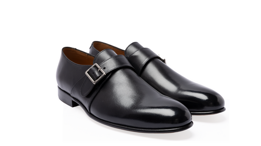 1229- Black Single Monk