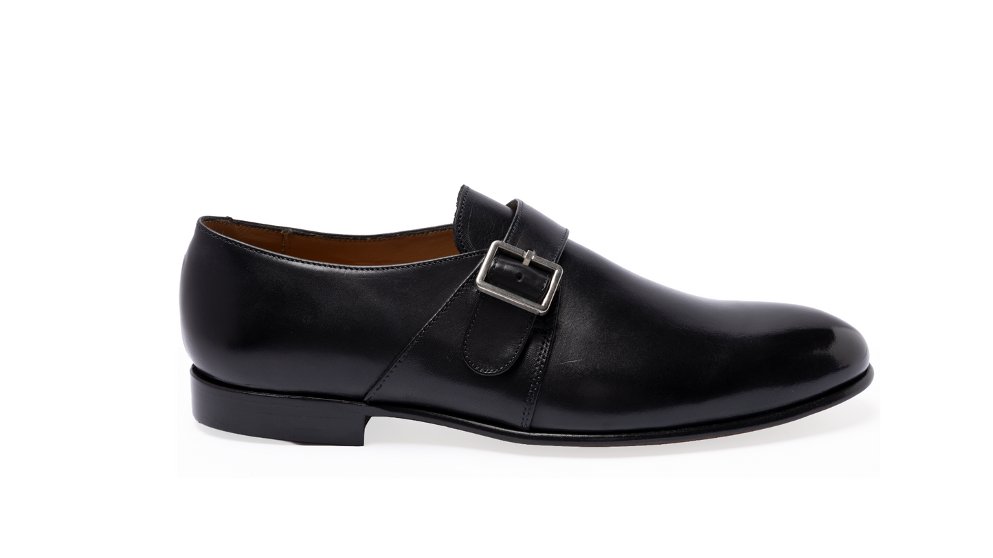 1229- Black Single Monk