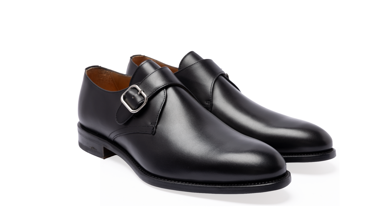 3017/K1- Black Monk Strap