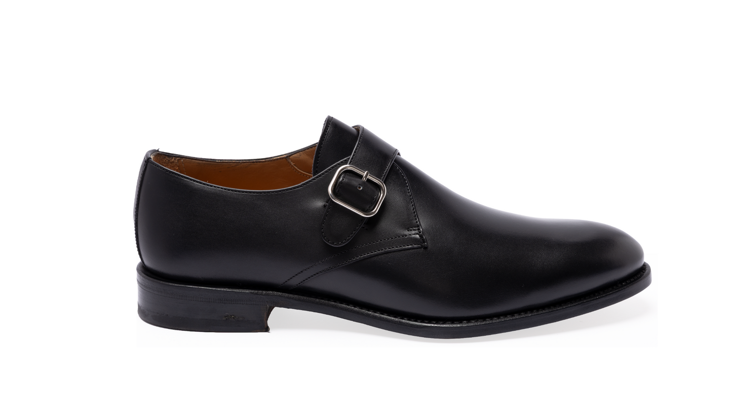 3017/K1- Black Monk Strap