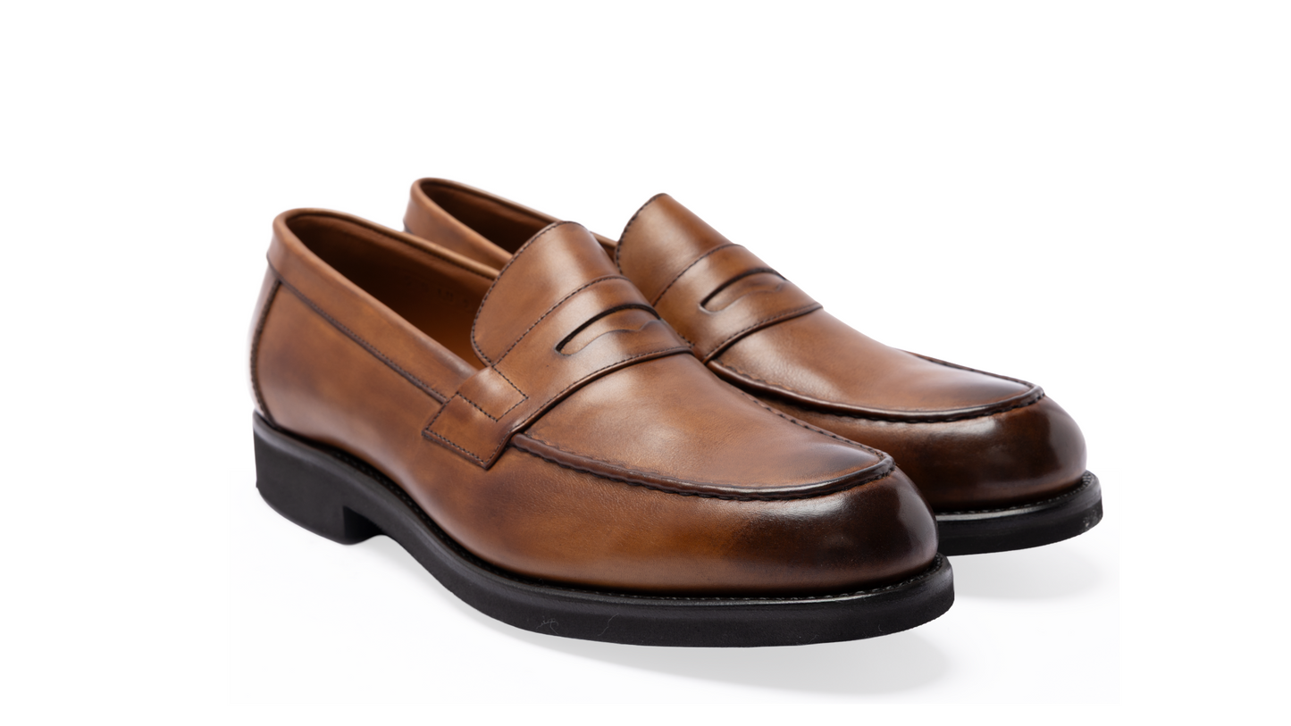 510- Brown Penny Loafers
