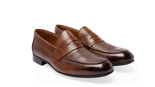 710- Brown Penny Loafers