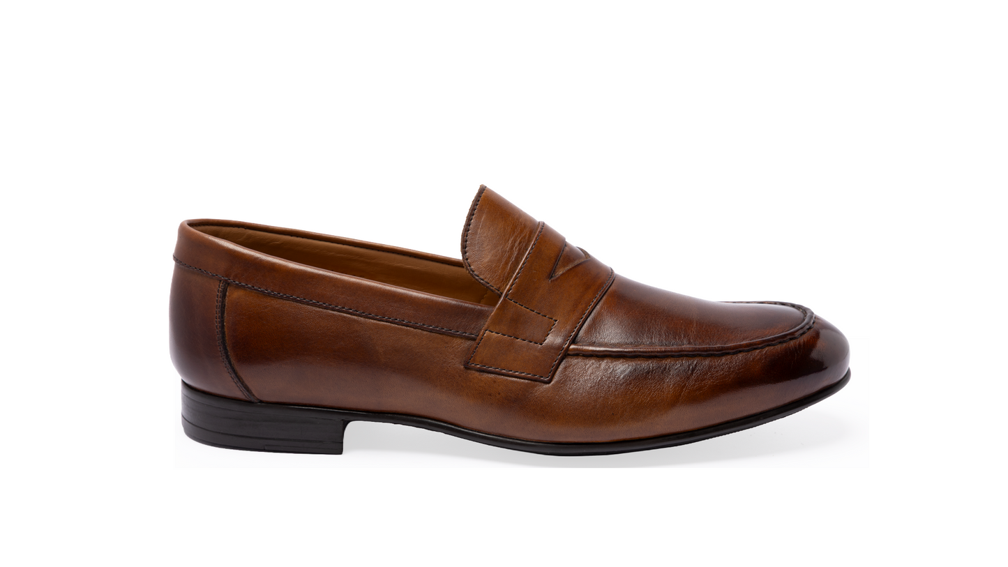 710- Brown Penny Loafers