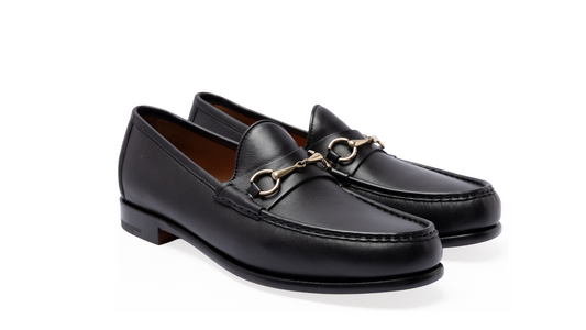 80746- Black Horsebit Loafers